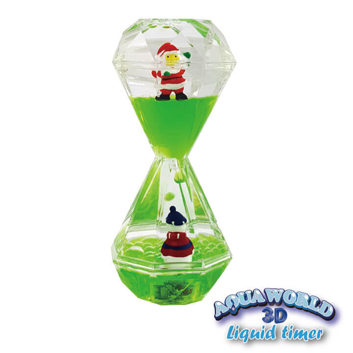 Aqua World 3D Liquid Timer Double Diamond Shape Christmas Gift Ideas Series FY8-F025-I