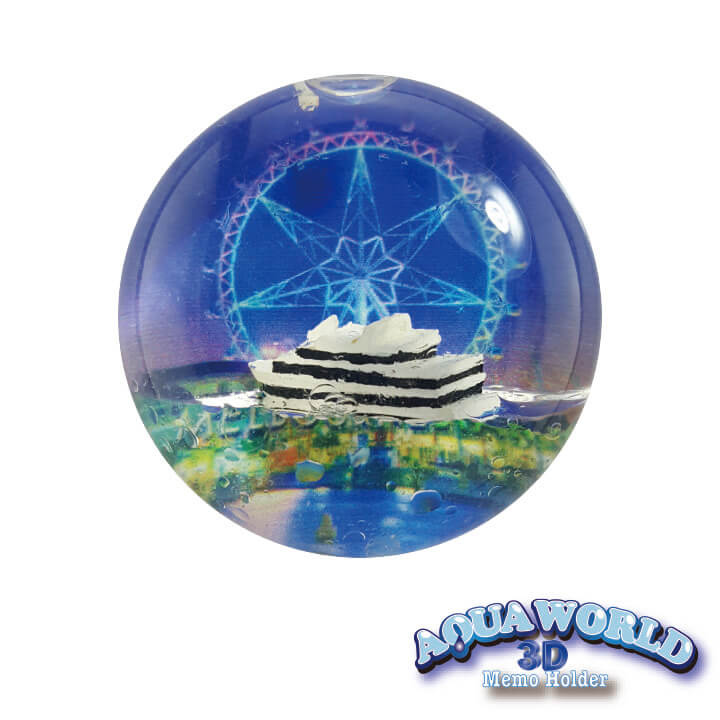 Aqua World Memo Holder Scenery Series FY8-F026-D