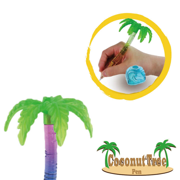 Coconut Tree Pen Gradient Color Unique Pens Y2-F561-G