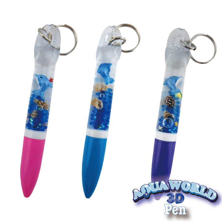 Aqua World Keychain Pen Dolphin Series Y2-F797