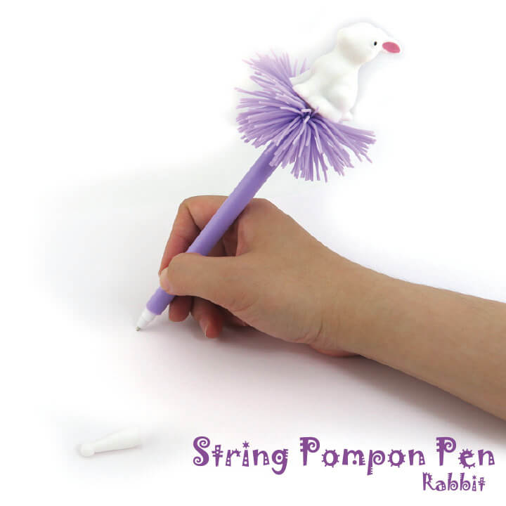 String Pompon Pen Rabbit Pen Y2-F860-B