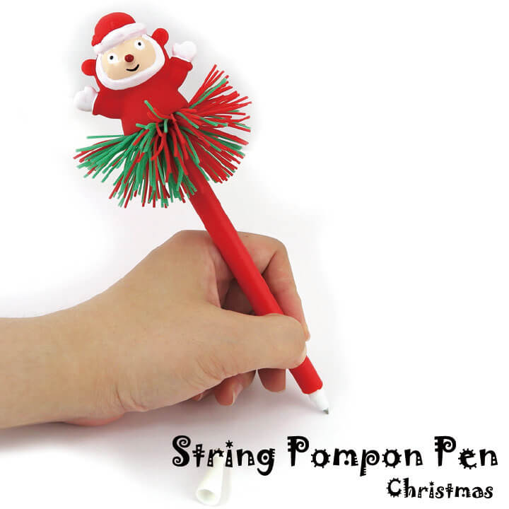 String Pompon Pen Christmas Pen Y2-F860-D