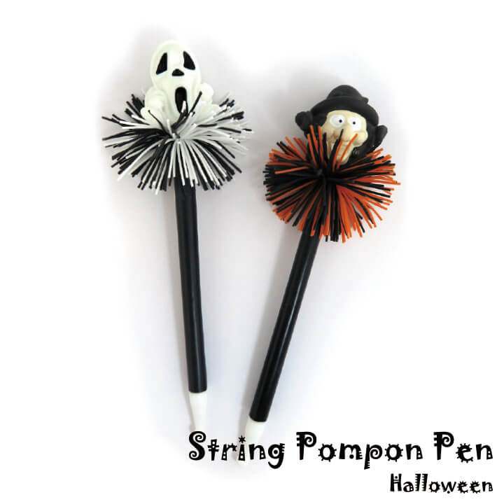 String Pompon Pen Halloween Stationery Y2-F860-E