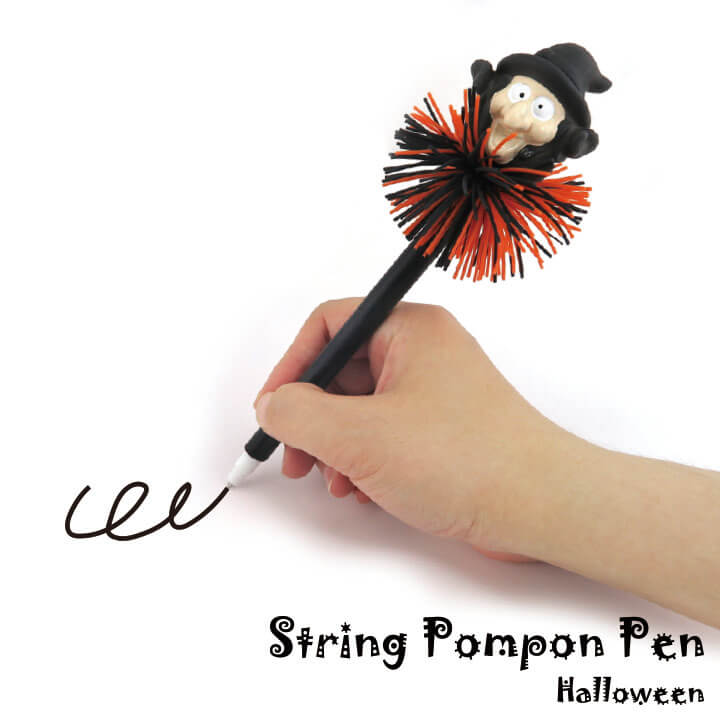 String Pompon Pen Halloween Stationery Y2-F860-E
