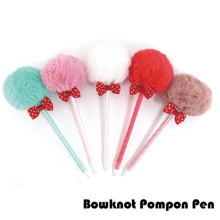 Bowknot Pompon Pen Y2-F935