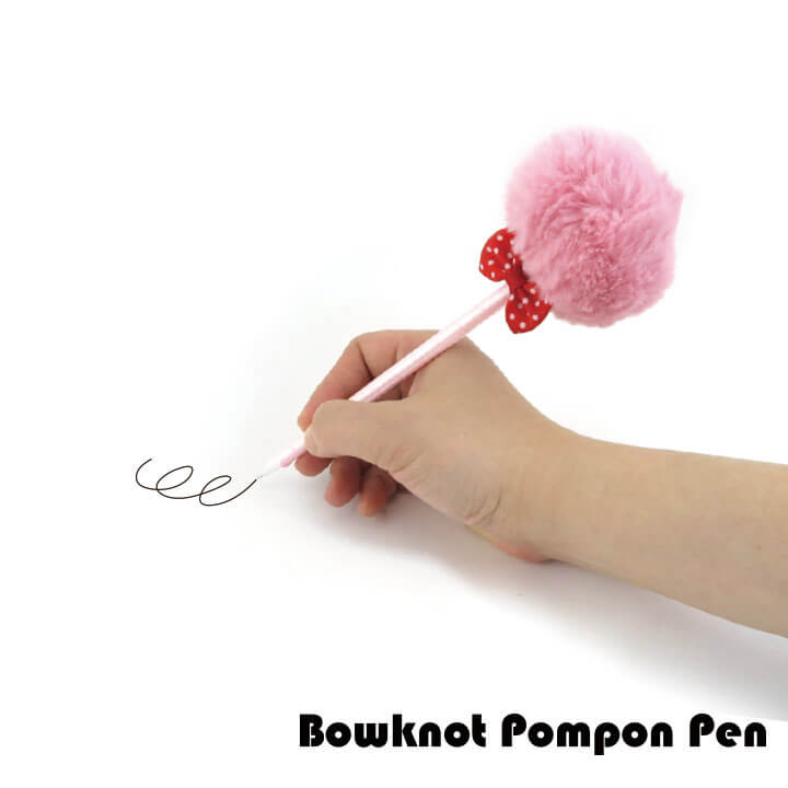 Bowknot Pompon Pen Y2-F935