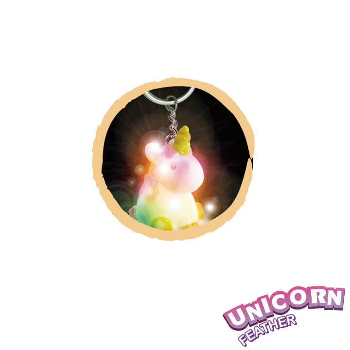 Unicorn Feather Keychain Y4-F832