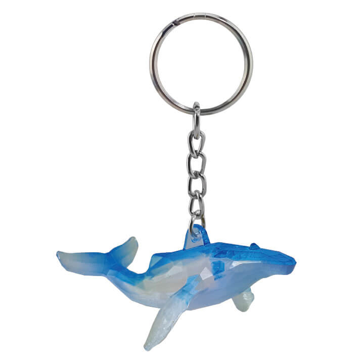 Acrylic Humpack Whale Keychain Matte Finishing Y4-F966-A