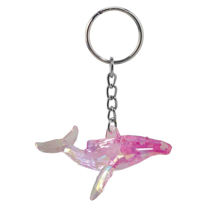 Acrylic Humpack Whale Keychain Plating Finishing Y4-F966-B