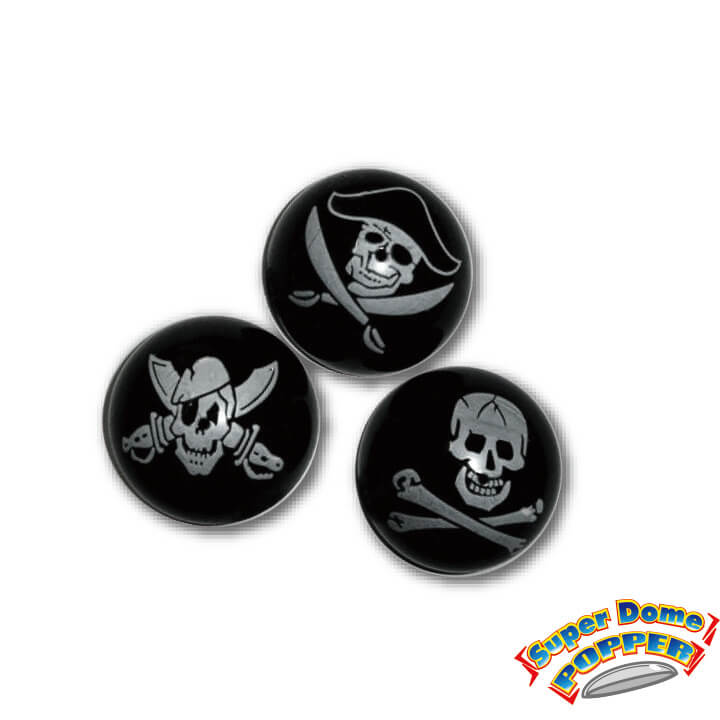 Super Dome Popper Skull Pirate Y5-F252-R