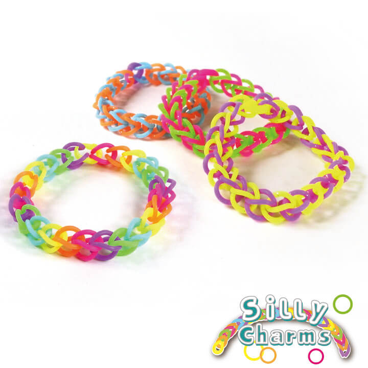Silly Charms Rainbow Loom Bracelet Y5-F416-2 - FOLUCK-Novelty toys