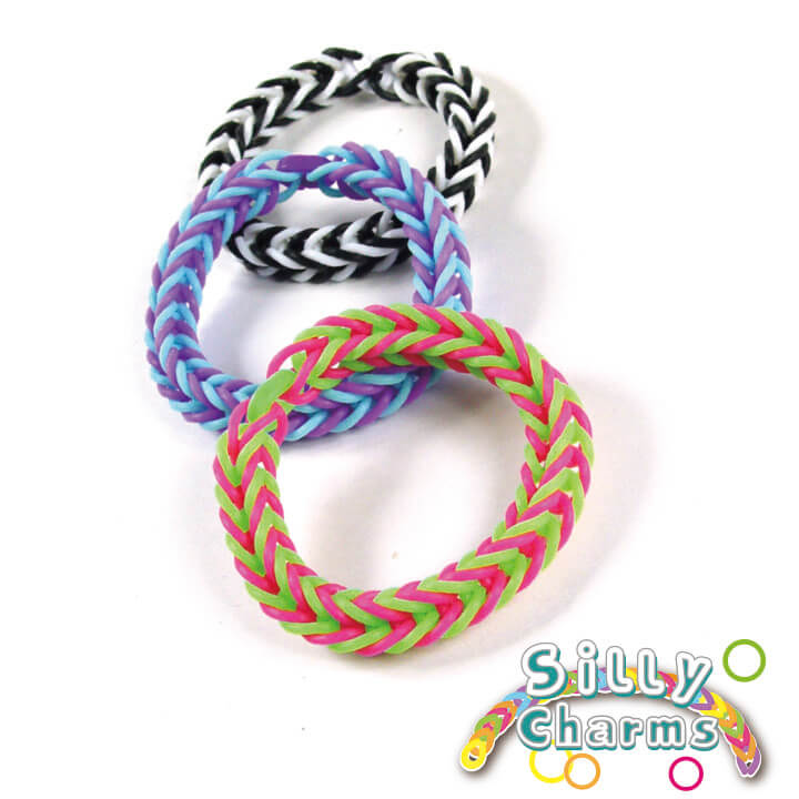 Silly Charms Rainbow Loom Bracelet Y5-F416-2 - FOLUCK-Novelty toys