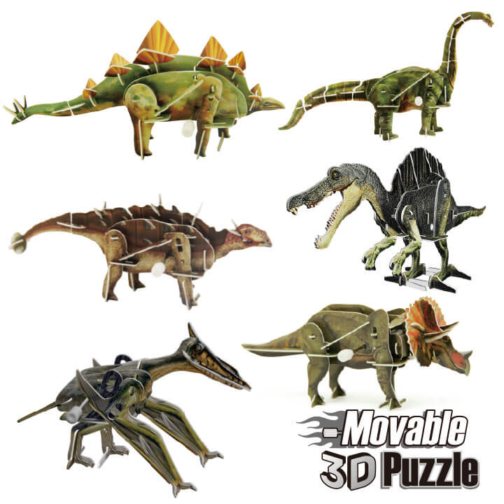 Movable 3D Puzzle Dinosaur Series Y5-F817