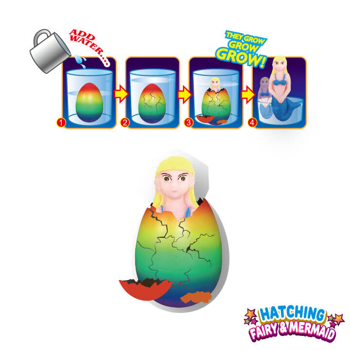Hatching Fairy & Mermaid Hatching Egg Toy Y5-F858
