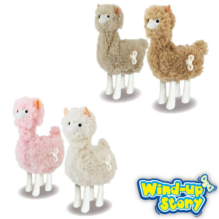 Wind-up Story Llama Plush Toy Y5-F920-B
