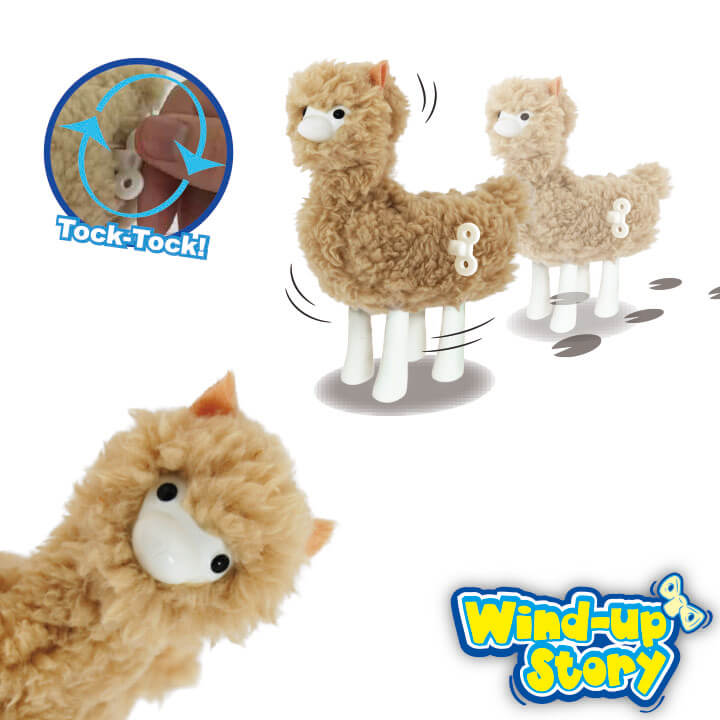 Wind-up Story Llama Plush Toy Y5-F920-B