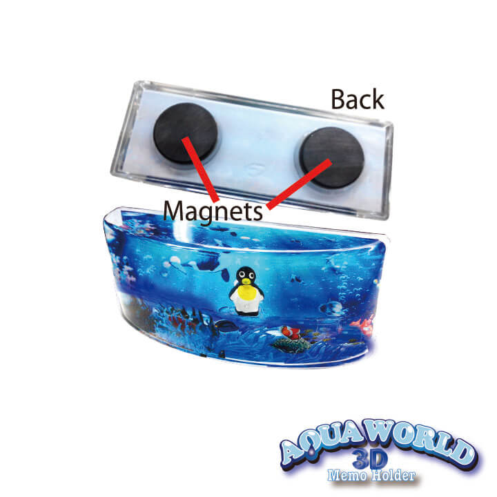 Aqua World 3D Memo Holder Ocean Series Y6-F649-A