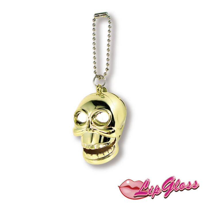 Lip Gloss-Skull Keychain Y8-F539