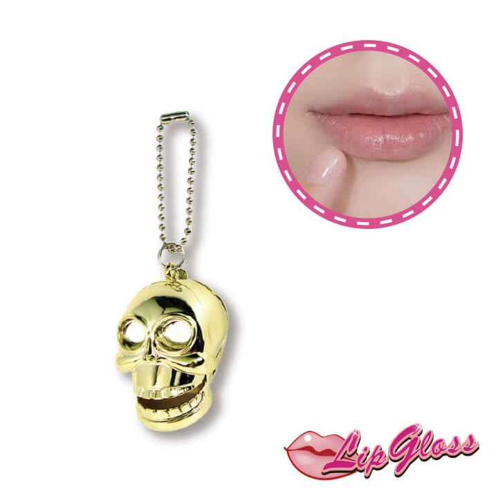 Lip Gloss-Skull Keychain Y8-F539