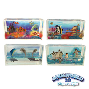 Aqua World 3D Paperweight Ocean Series Y8-F693-A