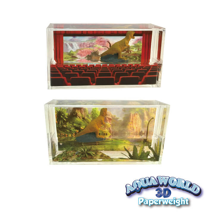 Aqua World 3D Paperweight Dinosaur Series Y8-F693-C