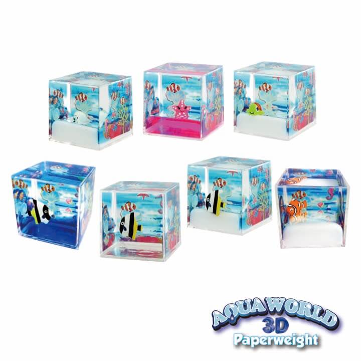 Aqua World 3D Paperweight Ocean series Y8-F702-A