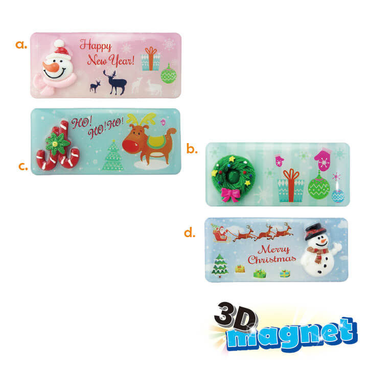 3D Epoxy Magnet Christmas Series Y8-F953
