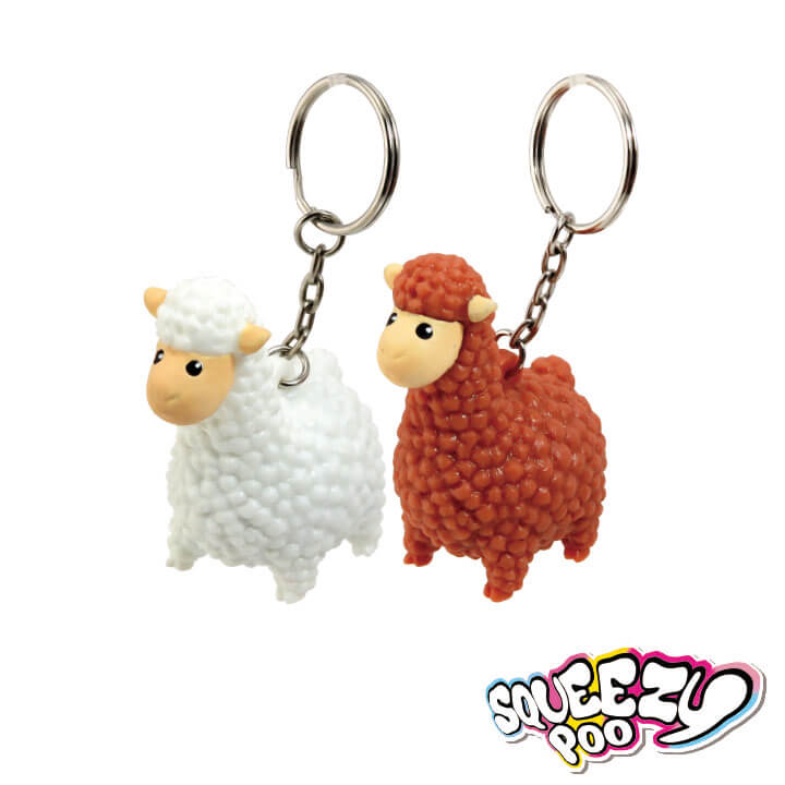 Squeezy Poo Keychain Alpaca Series FY4-F040-B