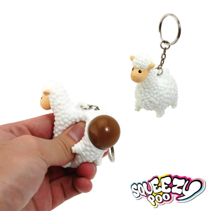 Squeezy Poo Keychain Alpaca Series FY4-F040-B