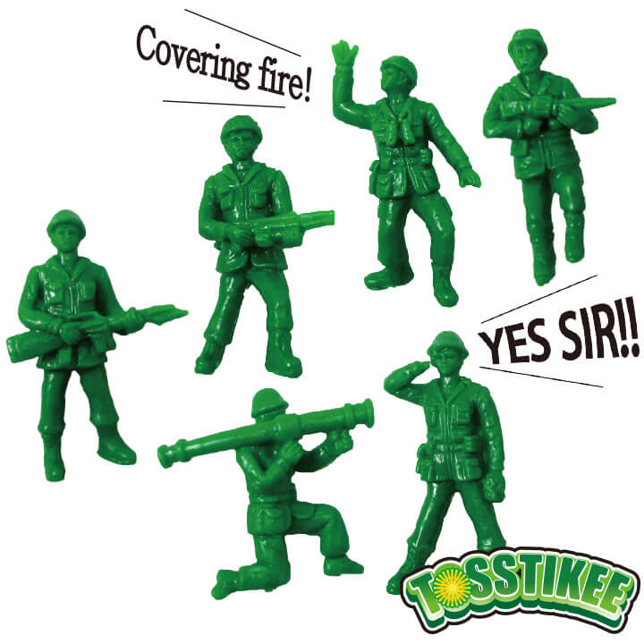 Tosstikee Soldier Series Sticky Toy FY5-F145-B
