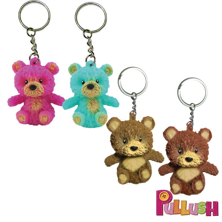 Pullush Soft Keychain Bear Series FY4-F026-A