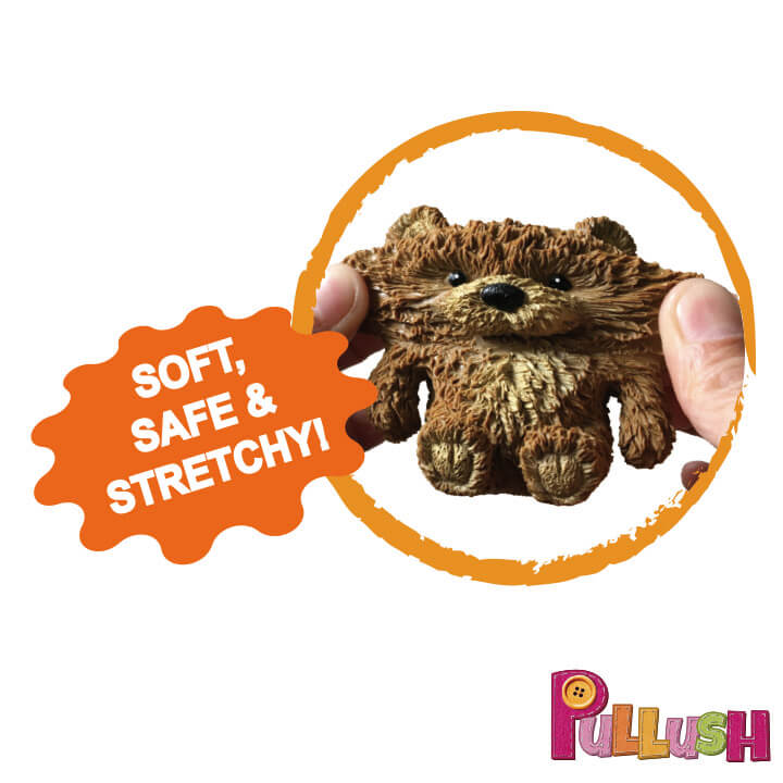 Pullush Soft Keychain Bear Series FY4-F026-A