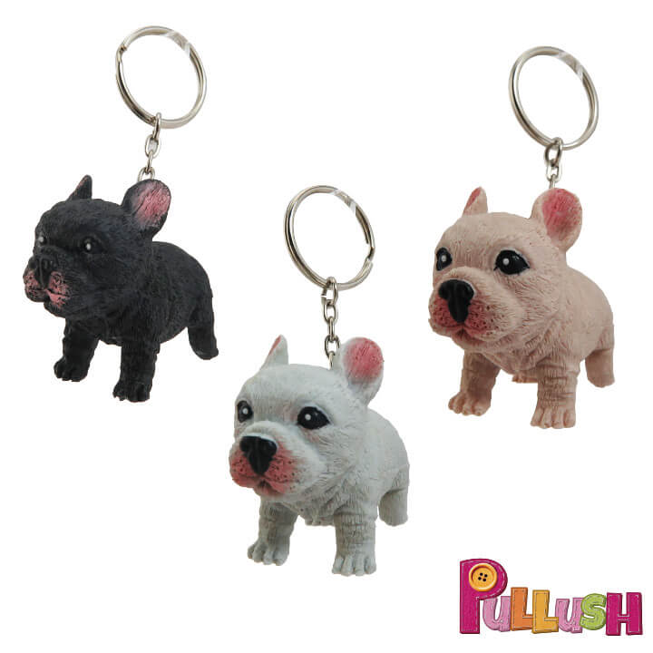 Pullush Soft Keychain Bulldog Series FY4-F026-C