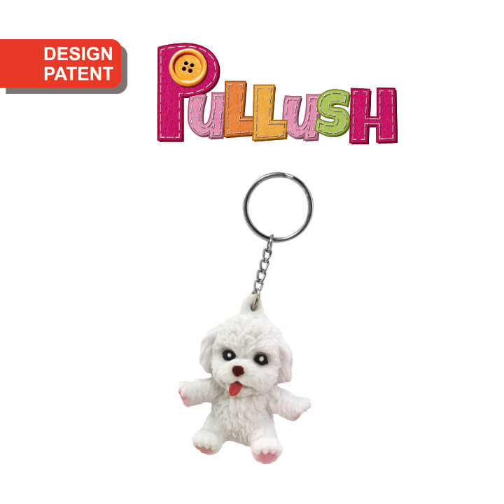 Pullush Soft Keychain poodle Series FY4-F026-F