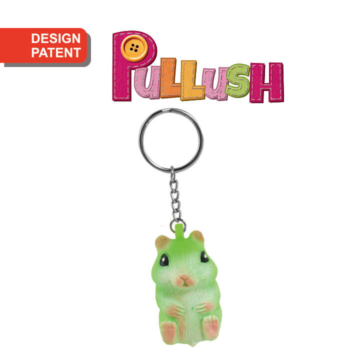 Pullush Soft Keychain Hamster Series FY4-F026-G