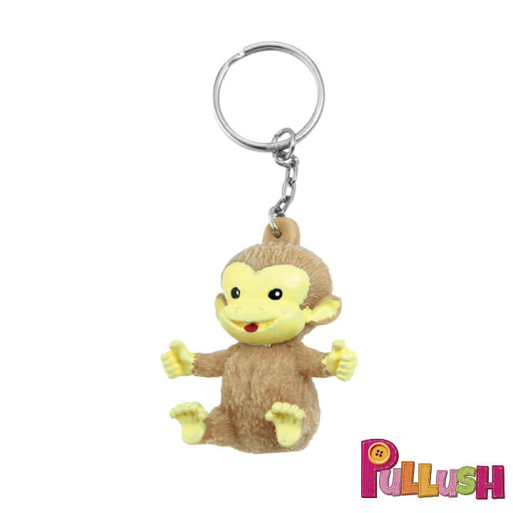 Pullush Soft Keychain Monkey Series FY4-F026-J