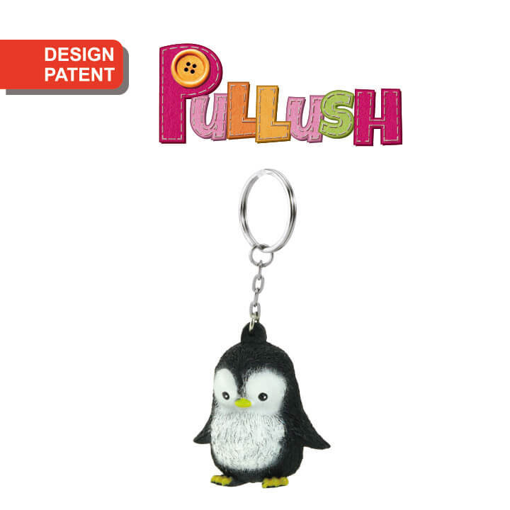 Pullush Soft Keychain Penguin Series FY4-F026-K