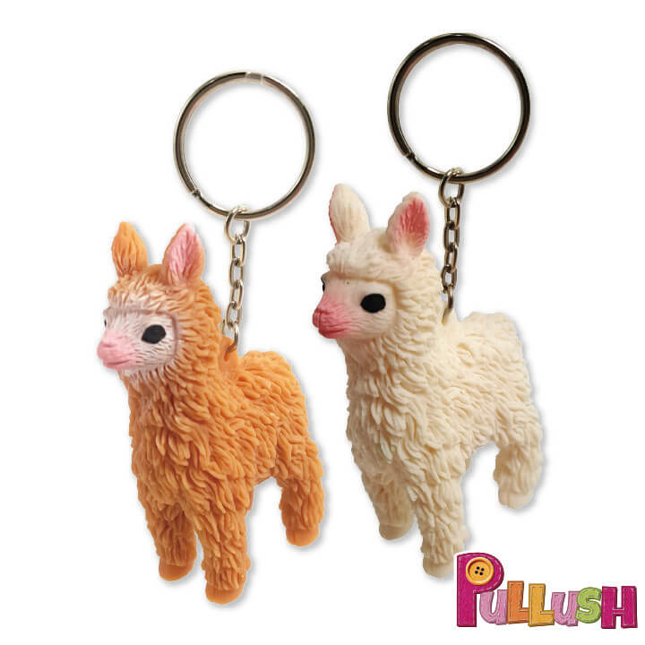 Pullush Soft Keychain Llama Series FY4-F026-L