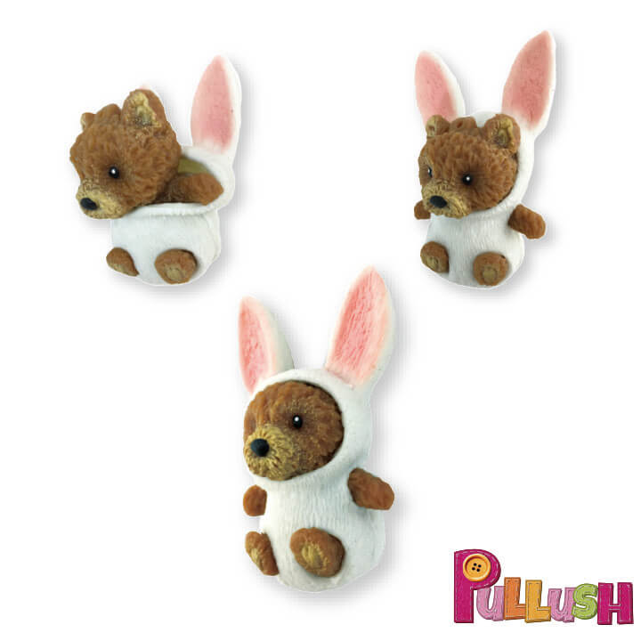 Pullush Soft Keychain Costume Bunny Series FY4-F050