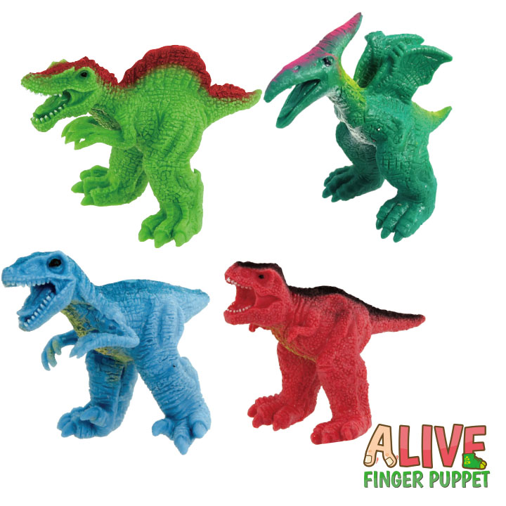 10-50 pcs Dinosaur Finger Slingshot Animal Toys Flying Finger Dinosaur Toy