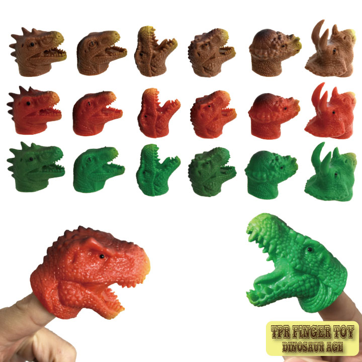 TPR Finger Toy Dinosaur Age F5111-1MEED