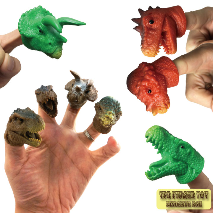 TPR Finger Toy Dinosaur Age F5111-1MEED