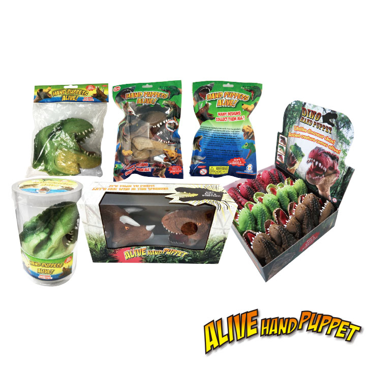 Alive Hand Puppet Change Color T-Rex F5160-1MTRD