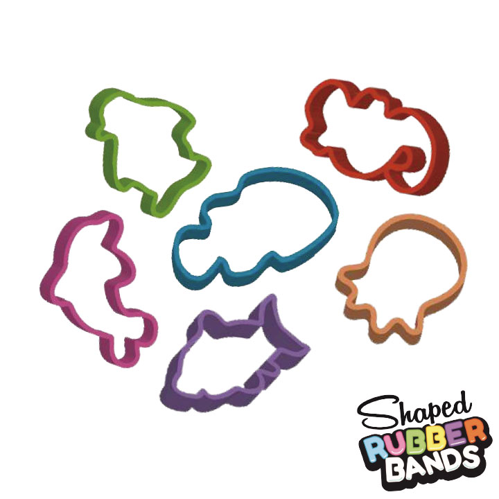 Shaped Rubber Bands Ocean Series Y5-F977-B