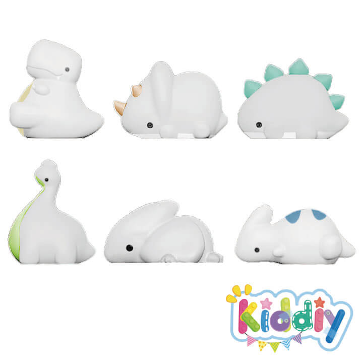 Kiddiy Coloring Kit Flocking Dinosaur Series Coloring Toy FY5-F165-B