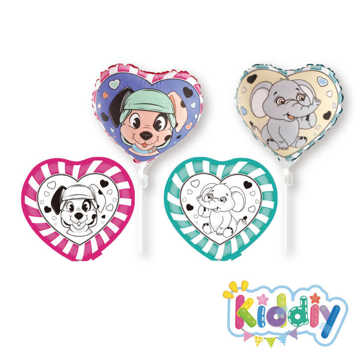 Kiddiy 2D Coloring Balloon Animal Series Coloring Kit Y5-F1011-A