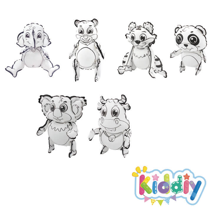 Kiddiy 3D Coloring Balloon Animal Series DIY Coloring Kit Y5-F1013-A