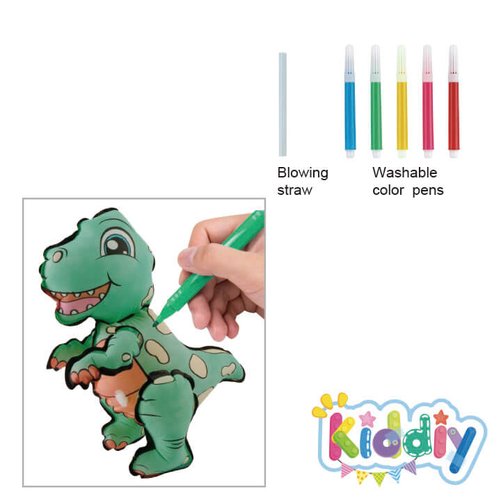 Kiddiy 3D Coloring Balloon Dinosaur Series Painting Balloon Y5-F1013-B