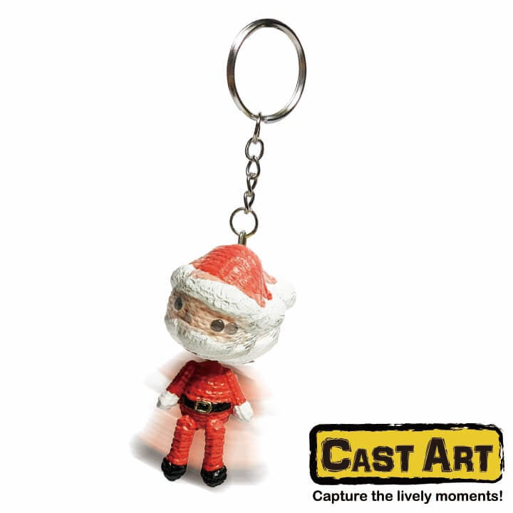 Cast Art Rocking Knitting Keychain Christmas Series F8L009-0BBD