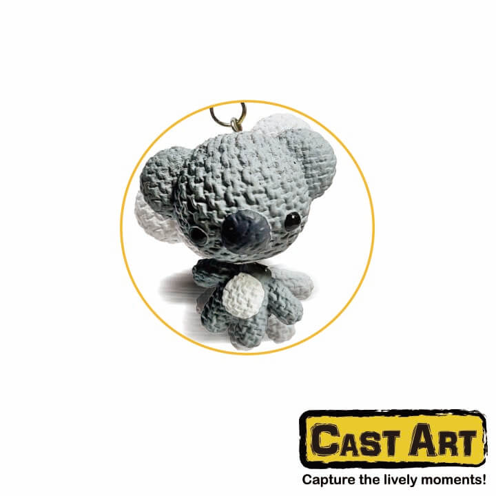 Cast Art Rocking Knitting Keychain Animal Series F8L009-0DDD